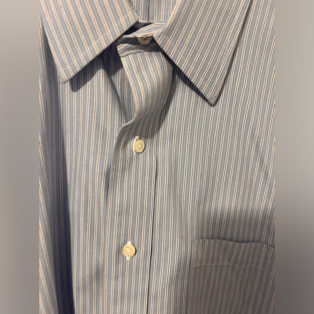 Striped men’s dress shirt